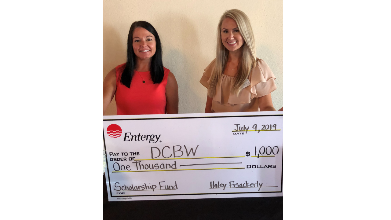 : Hayley Perkins (left), Entergy Mississippi customer service assistant and president of DCBW, is shown with Olivia Craig, City of Southaven director of marketing and vice president of DCBW.